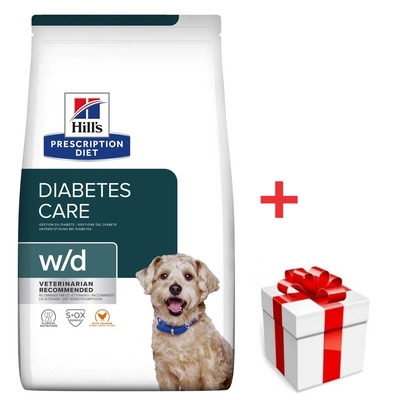 HILL'S PD Prescription Diet Canine w/d 10kg + Überraschung für den Hund