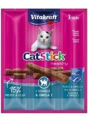 Vitakraft Cat Stick Mini Kabanosy mit Flunder 3x18g