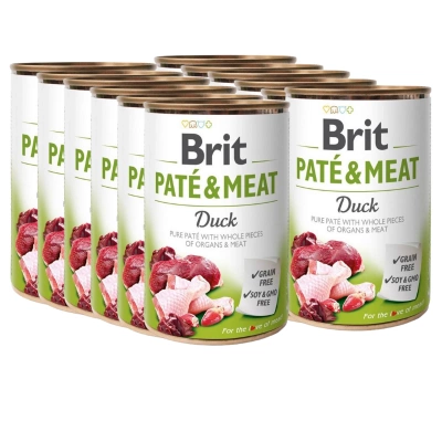 Brit Pate & Meat mit Ente 12x400g