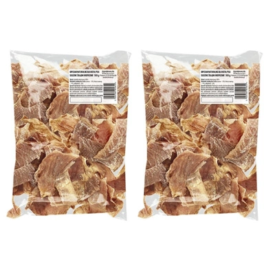 DOLINA NOTECI Natürliche Leckerlis für Hunde und Katzen, Schweinemagen, 2x500 g