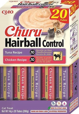 INABA Churu Hairball Control für Katzen - 20x14g