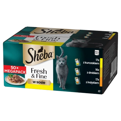 Sheba Frisch & Fein Sachet 50x50g