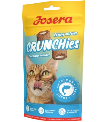 JOSERA Crunchies - mit Lachs (Katzenleckerli) 60g