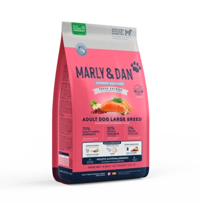 Marly & Dan Adult Dog Large Breed Fresh Salmon Holistic & Hypoallergenic 12kg Trockenfutter