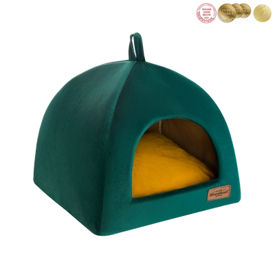 RECOBED Hundebox Welurove grün S 40x40cm