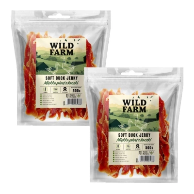 WILD FARM weiche Entenbrust 2x500g Hundeleckerli