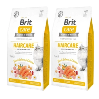 BRIT Care Cat Getreidefreie Haarpflege 2x7kg