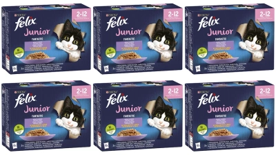 Felix Fantastic Junior Jelly 72x85g