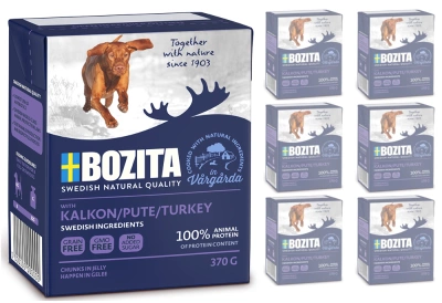 BOZITA Dog Turkey Jellied 6x370g
