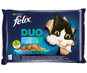FELIX Duo Fischgeschmacksrichtungen in Gelee 4x85g