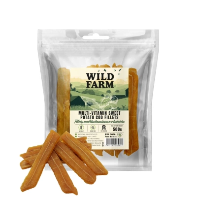 WILD FARM Multivitamin-Süßkartoffelfilets 500g Hundeleckerli