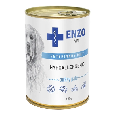 ENZO VET Hypoallergenic hypoallergene Diät mit Truthahn für Hunde 400g