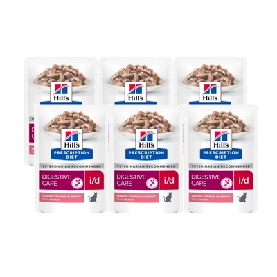 Hill's PD Prescription Diet Feline i/d  Mit Lachs 6x85g