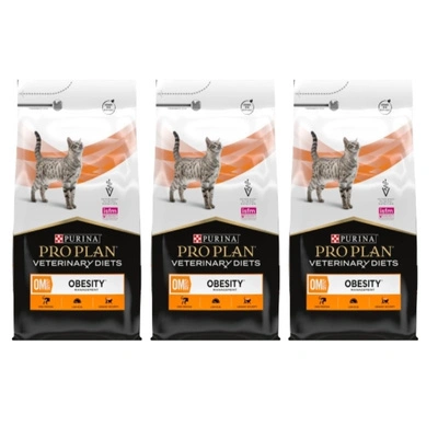 PURINA Pro Plan Veterinary Diets OM Adipositas-Management Katze 3x5kg