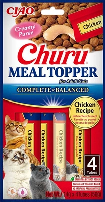 INABA Katzenmehl Topper Huhn Rezept 4x14 (56g)