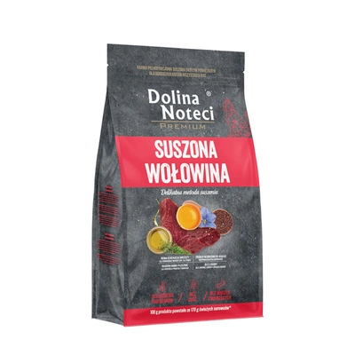Dolina Noteci Premium Trockenfutter für Katzen aller Rassen, Rind, 2 kg