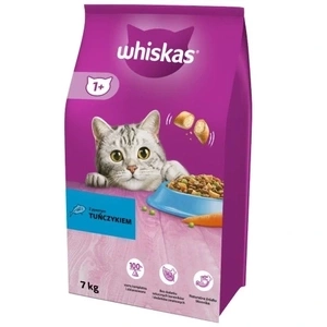 WHISKAS Adult 7 kg - Trockenfutter für ausgewachsene Katzen, mit leckerem Thunfisch