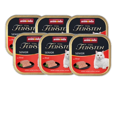 Animonda Vom Feinsten Senior Cat Beef 6x100g