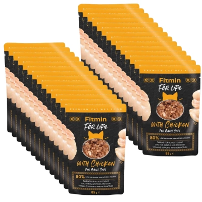 Fitmin Cat For Life Adult Huhn 28x85g