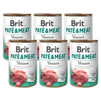 Brit Pate & Meat venison 6x400g