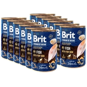 Brit Premium By Nature Fish With Fish Skin 12x400g