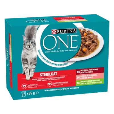 Purina One Sterilcat Geschmacksmischung 12x85g