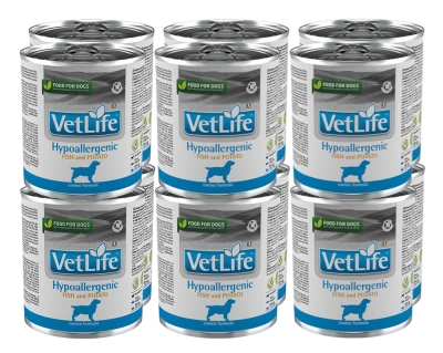 Farmina Vet Life Canine Hypoallergenic Fish&Potato 12x300g