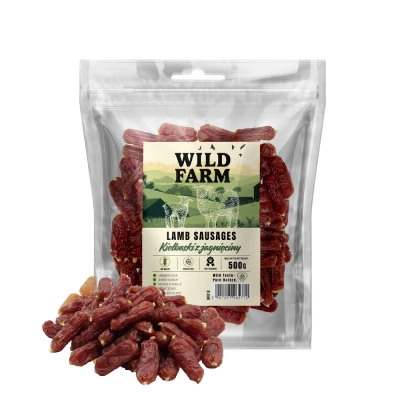 WILD FARM Lammwürstchen 500g Hundeleckerli