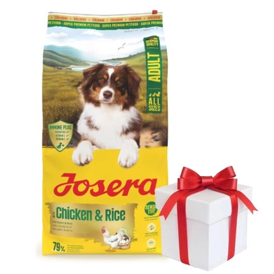 JOSERA Hähnchen & Reis 12,5kg + Überraschung für den Hund GRATIS!
