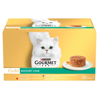 Purina Gourmet Gold Savory Cake Katzenfutter 48 x 85 g