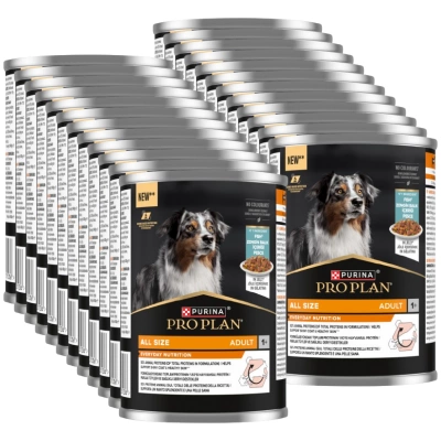 PRO PLAN Everyday Nutrition Adult Hundefutter, reich an Fisch in Gelee, 24x400 g