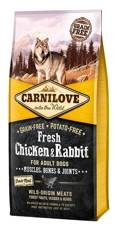 Carnilove Dog Fresh Huhn Kaninchen Adult 2x12kg