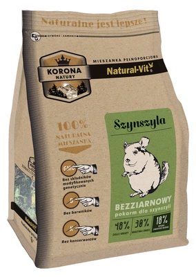 KORONA NATURY Natural-Vit Futter für Chinchillas 750g