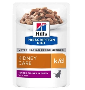 Hill's PD Prescription Diet Feline k/d Nierenpflege  Rindfleisch85g