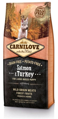 Carnilove Lachs & Pute für Welpen großer Rassen 1,5kg