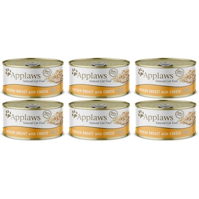 APPLAWS Chicken Breast With Cheese In Broth 6x70g