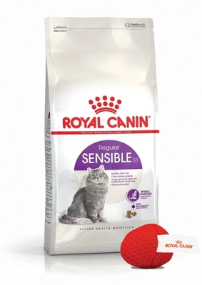ROYAL CANIN Sensible 33 10kg + Royal Canin Katzenball GRATIS