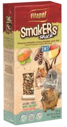 Vitapol Smakers 3in1 für Nagetiere und Kaninchen (Gemüse / Mittsommer / Obst) 3pc