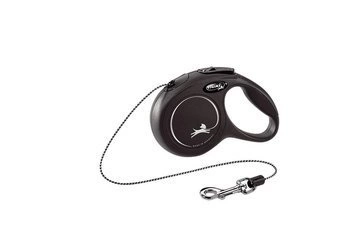 Flexi Leash New Classic XS Seil 3m bis zu 8kg Schwarz