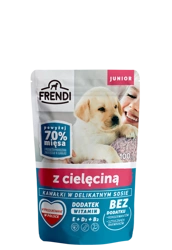 Frendi- Junior, Stückchen in delikater Sauce mit Kalbfleisch 100g