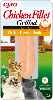 INABA Hühnerfilet für Katzen - Huhn in Hühnerbrühe 25g