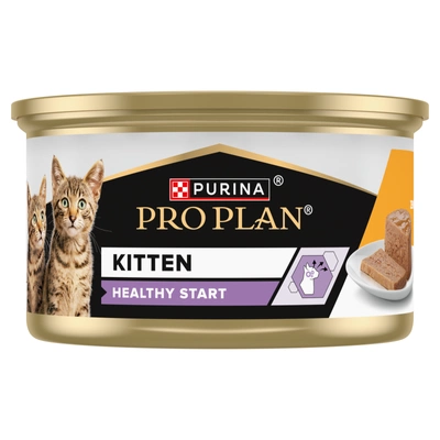PRO PLAN Kitten Mousse mit Huhn Nassfutter für Kätzchen 85 g