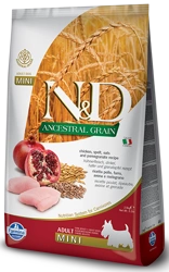 Farmina N&D Ancestral Grain Canine Adult Mini Chicken&Pomegranate 7kg