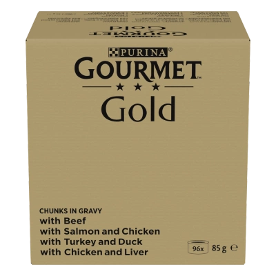 Purina Gourmet Gold Stückchen in Soßenmischung 96 x 85 g