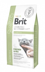 Brit Grain Free Veterinary Diets Cat Diabetes Chicken & Peas 5kg