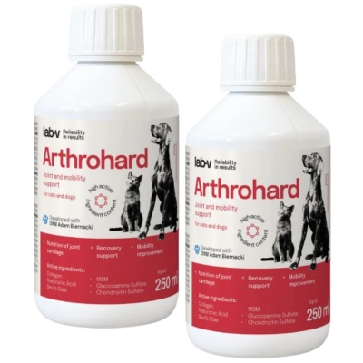 LAB-V Arthrohard 2x250ml Gelenkunterstützungspräparat für Hunde und Katzen
