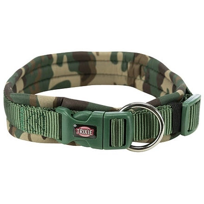 PREMIUM-Halsband mit Neopren gepolstert - Tarnung/Wald L: 49-55cm/25mm Stk