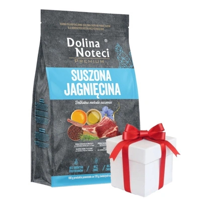 Dolina Noteci Premium Katzentrockenfutter für alle Rassen Lamm 2 kg + Überraschung für die Katze GRATIS!