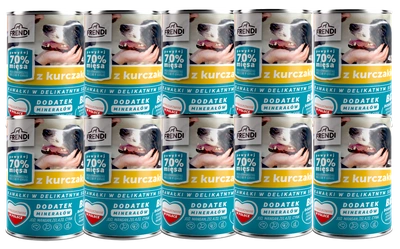 Frendi-Stücke in zarter Hühnersauce 10x400g