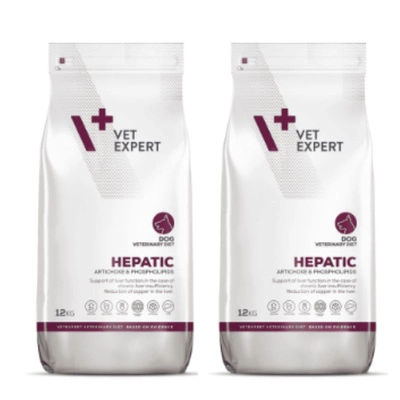VETEXPERT Veterinärdiät Hepatischer Hund 2x12kg